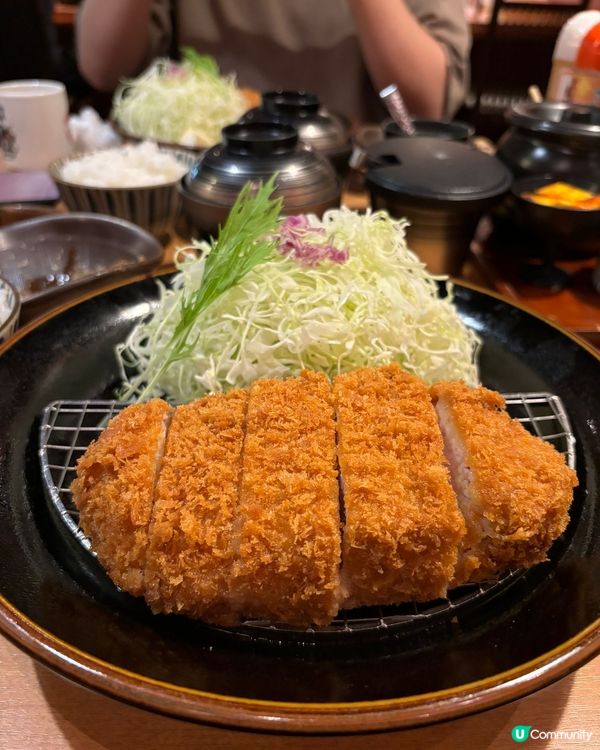 圖中呈現的是一道日式炸豬排料理，也稱為"Tonkatsu"。...