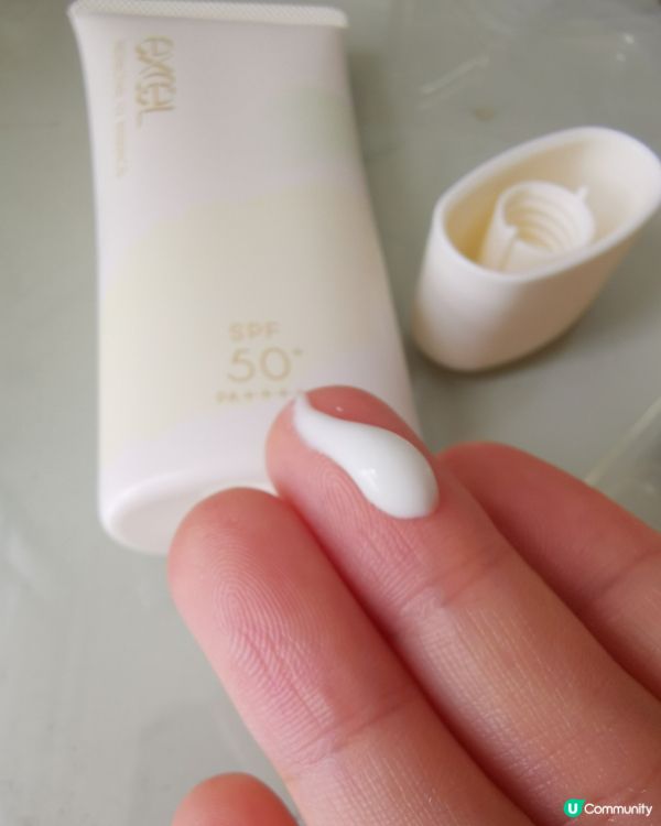 Excel 溫和全效水感防曬精用後感