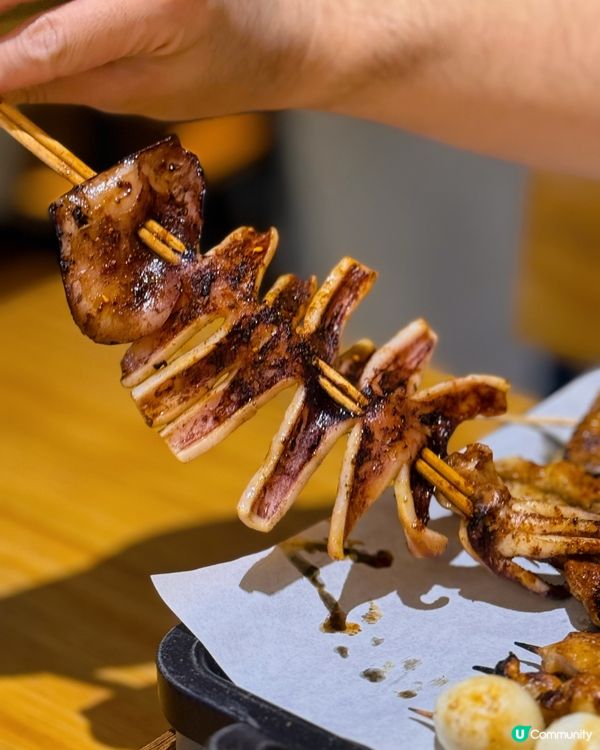 ❥ 原隻魷魚王(1串) $34