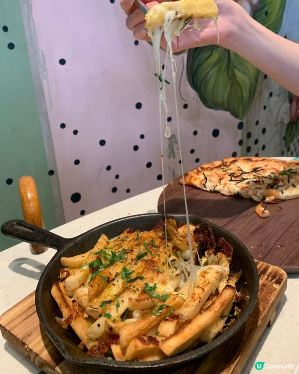 拉絲芝士🧀薯條🍟😋