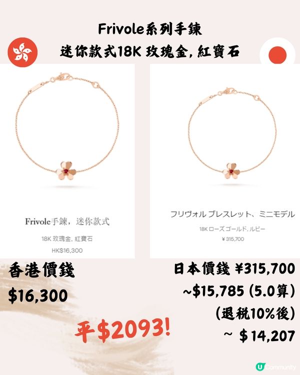 日本買VCA四葉草好平‼️11款入門級推介🍀最平$9xxx買到