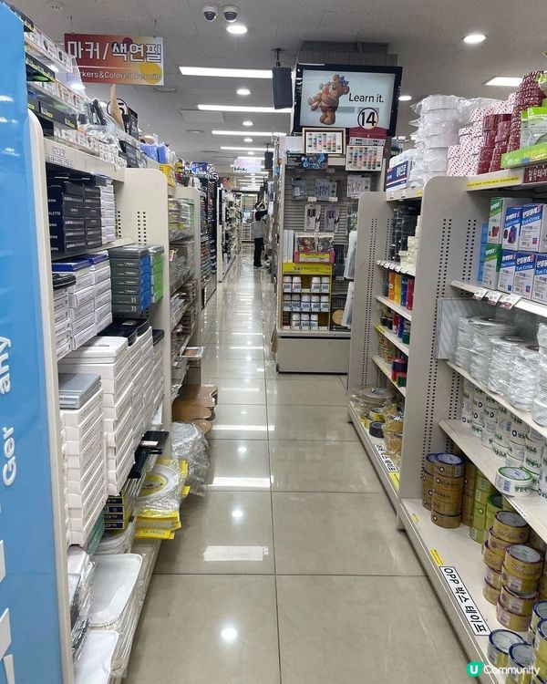 首爾大型文具天堂！🤩文具控必去！🖍️📐🖌️🔎🔖📙📒📕📗
