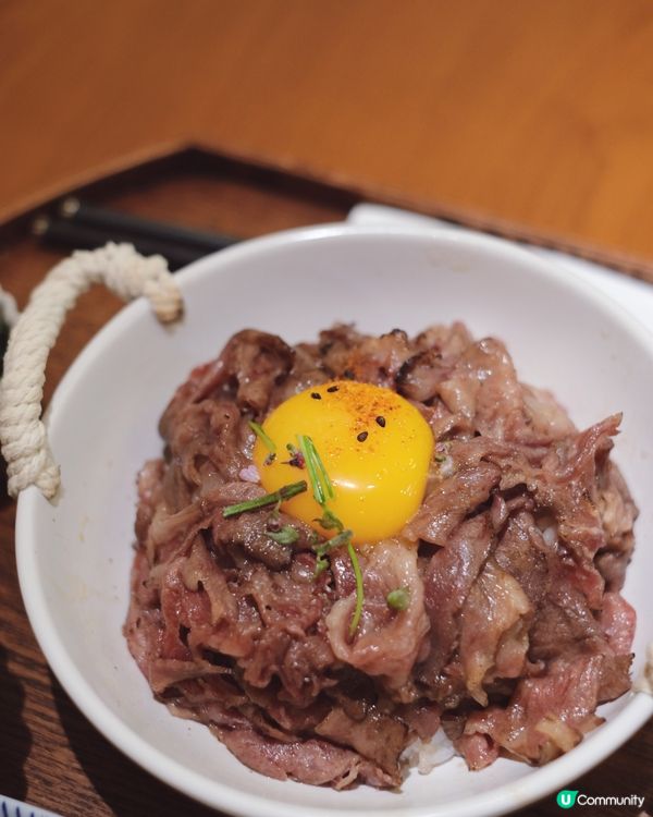 中環吸睛日式黑毛和牛丼飯定食😋