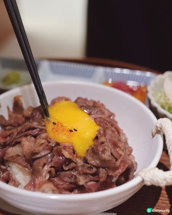 中環吸睛日式黑毛和牛丼飯定食😋