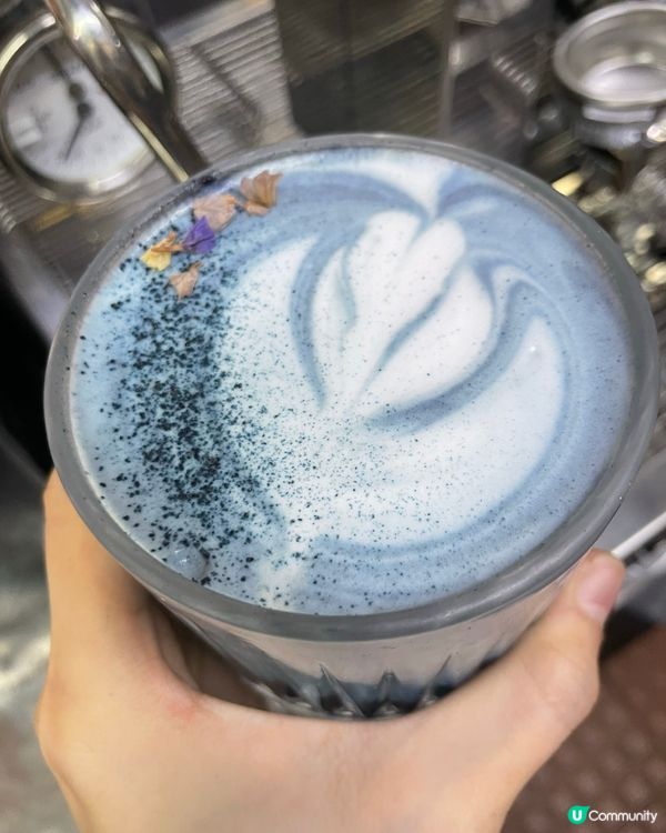 蝶豆花latte💙