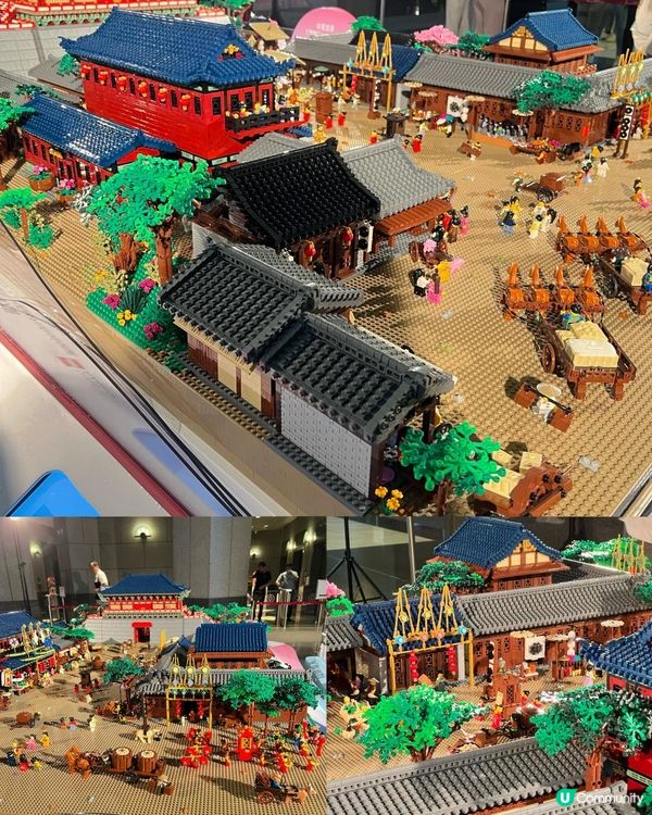 勁震撼‼️《清明上河圖》 LEGO版