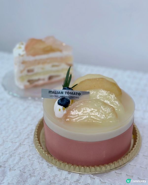 期間限定100%日本鮮白桃蛋糕系列❤️