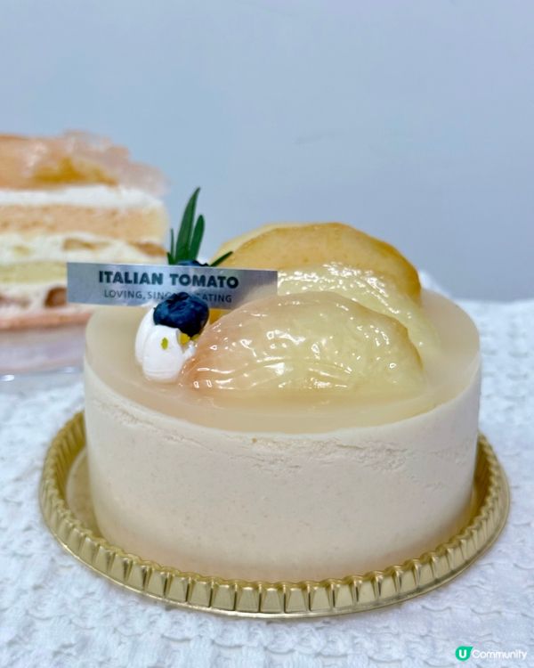 期間限定100%日本鮮白桃蛋糕系列❤️