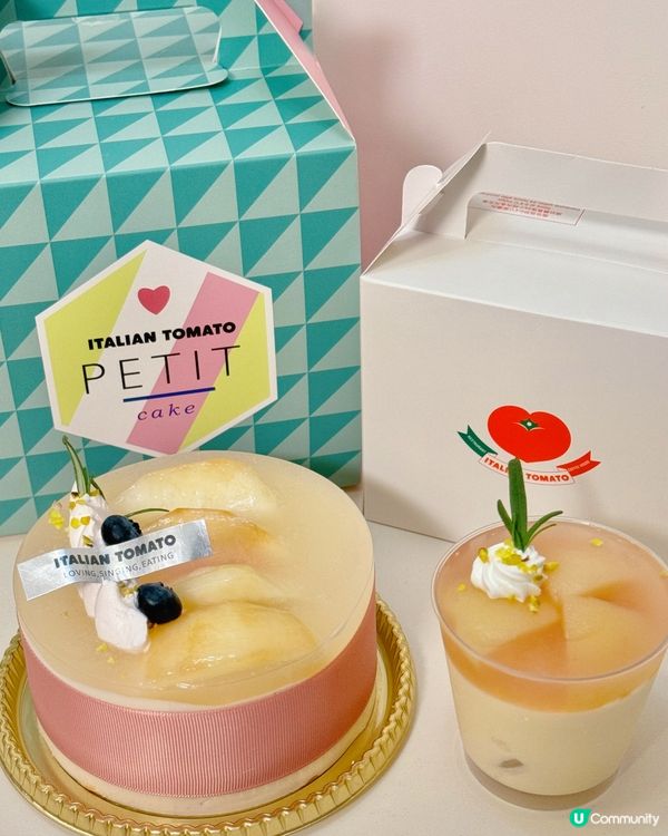 100%日本產鮮白桃蛋糕🍑桃味濃郁❗️