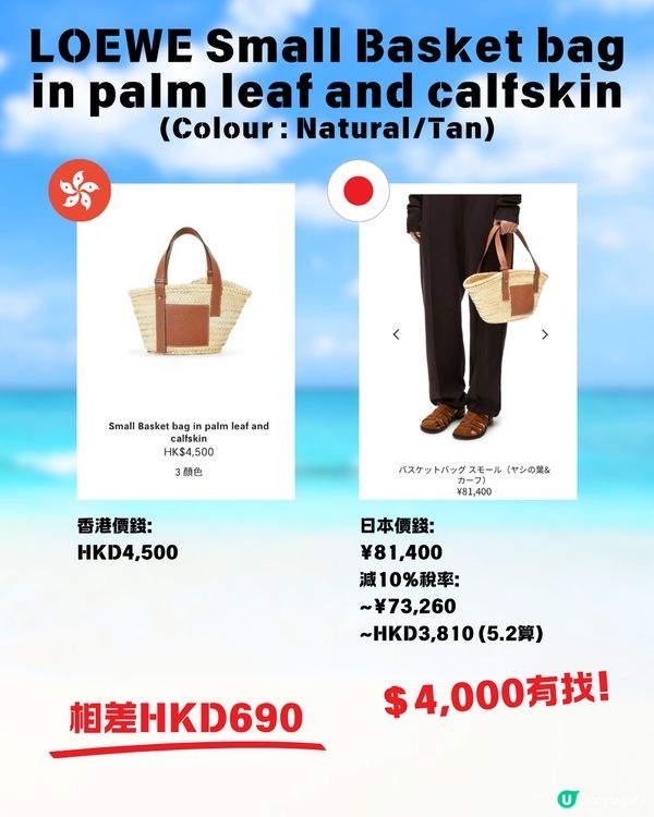 16款名牌夏日編織包/藤籃袋☀️日本買最平$4000有找‼️🤩