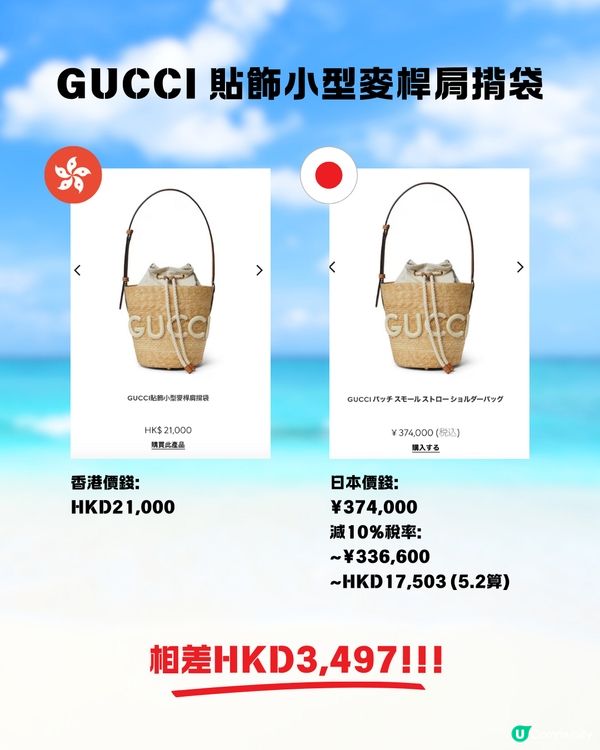 16款名牌夏日編織包/藤籃袋☀️日本買最平$4000有找‼️🤩