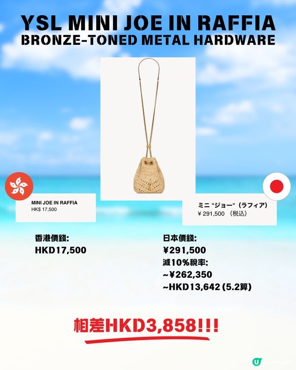 16款名牌夏日編織包/藤籃袋☀️日本買最平$4000有找‼️🤩