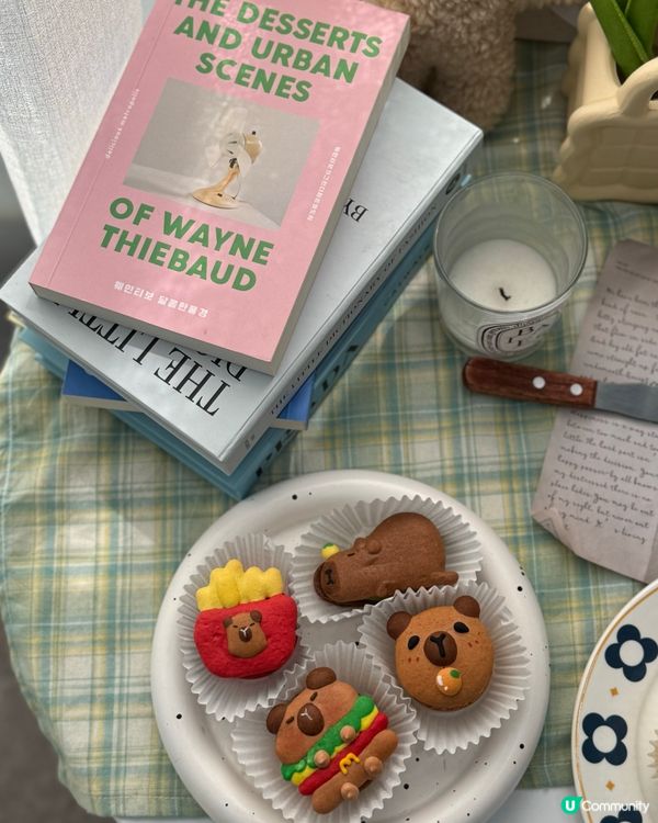 可愛到尖叫「水豚君」馬卡龍🦫