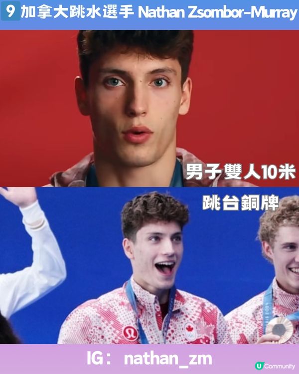 巴黎奧運 | 12位靚仔/靚女運動員🏅️有實力仲要撞樣明星⁉️附個人IG