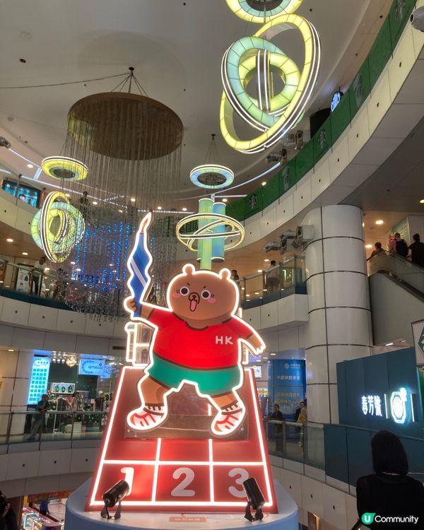 太子商場的奧運氣氛