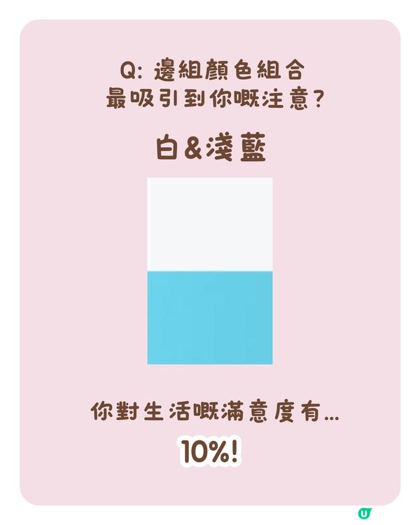 測驗🔎揀顏色組合揭穿你對生活滿意度‼️揀X色最大壓力⁉️