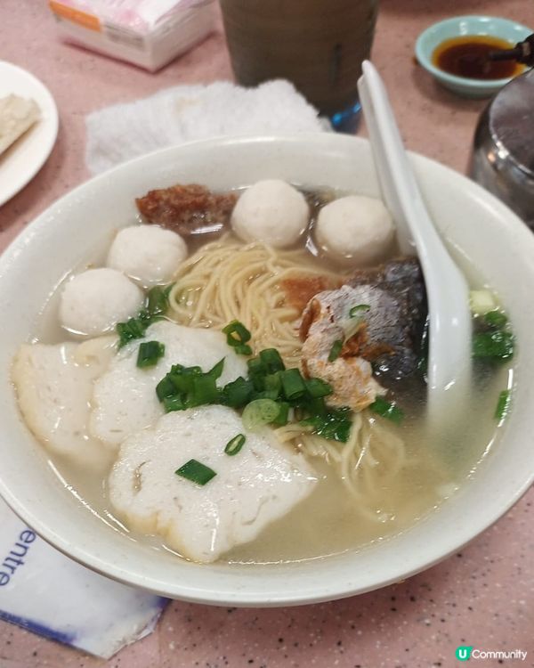 大埔墟熟食中心🤩洪記魚蛋粉🤤