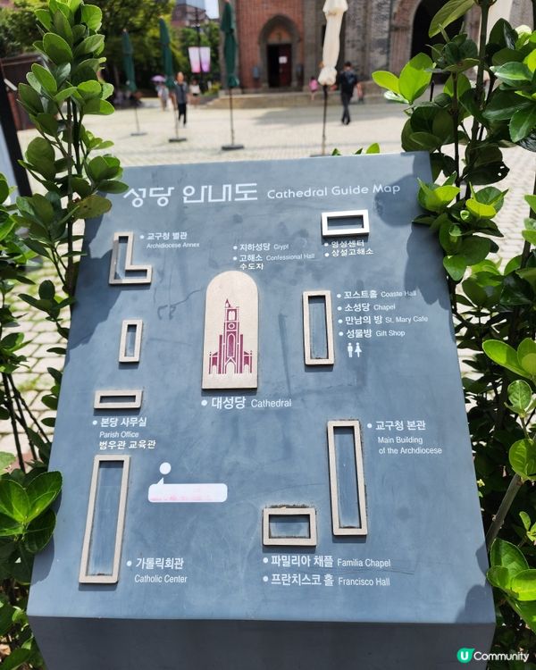 明洞天主教教堂，星空圖書館，空中飛機航行