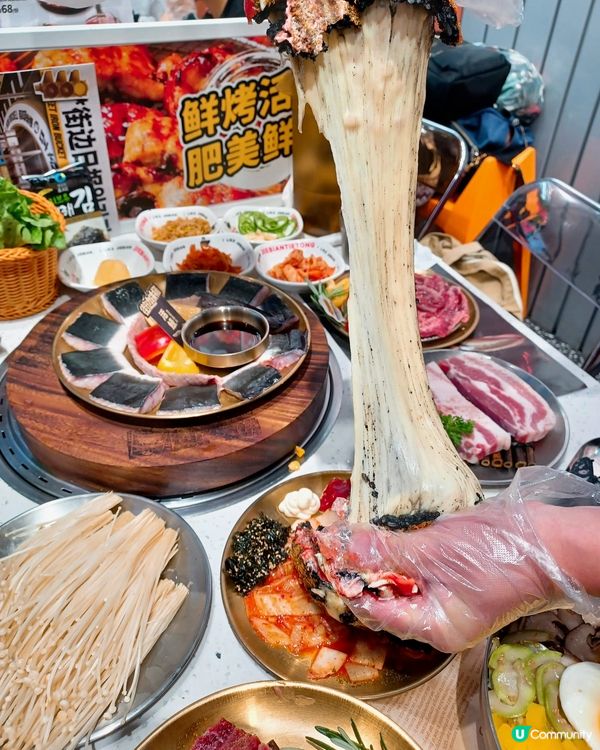 深圳福田皇庭廣場人氣韓式烤肉店💥人均100蚊嘆肥美鰻魚🐟