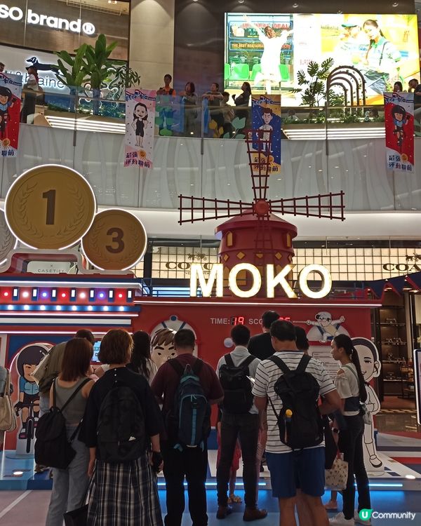 和張家朗合照，最打卡able, moko有齊奧運唔同的場景及...