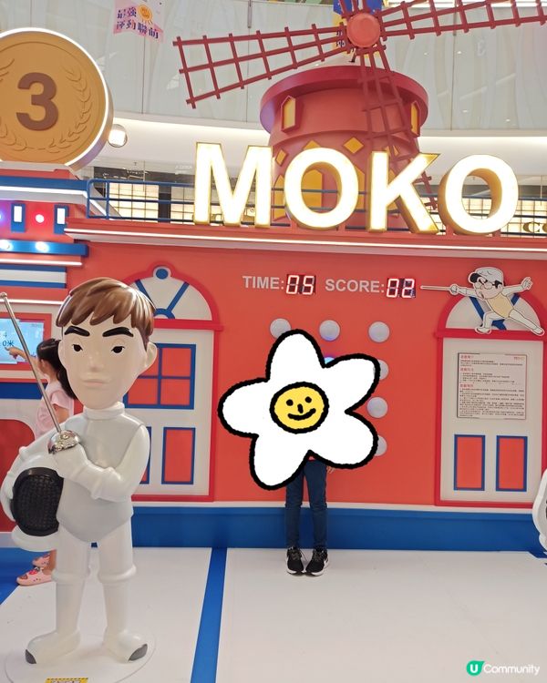 和張家朗合照，最打卡able, moko有齊奧運唔同的場景及...