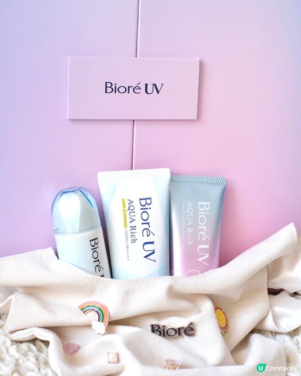 防曬霜當makeup base，二合一功能好方便，可以均勻膚...