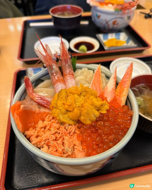 🎌《函館必去》🦑🦀🐟🍣最新鮮Sashimi～函館朝市