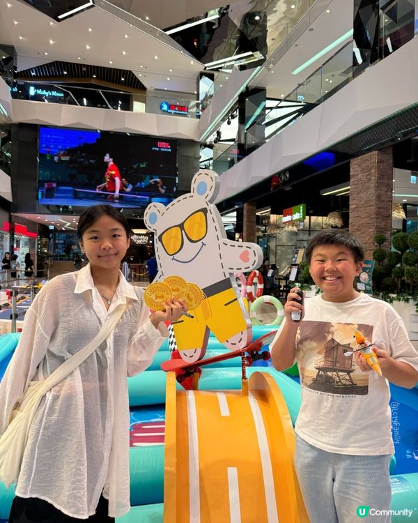 商場玩賽艇🚤 仲有夾公仔🧸！