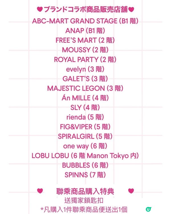 《Hello Kitty 50th周年活動》涉谷109參戰‼️