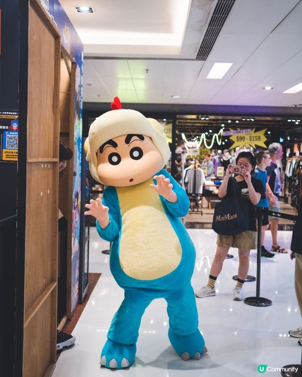 嘩!巨型恐龍蠟筆小新空降沙田新城市廣場!