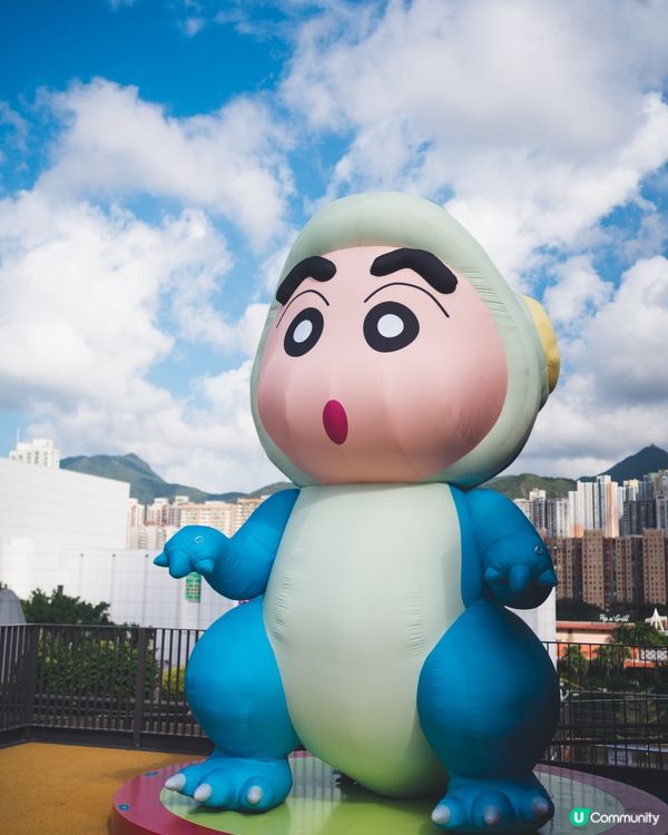 嘩!巨型恐龍蠟筆小新空降沙田新城市廣場!