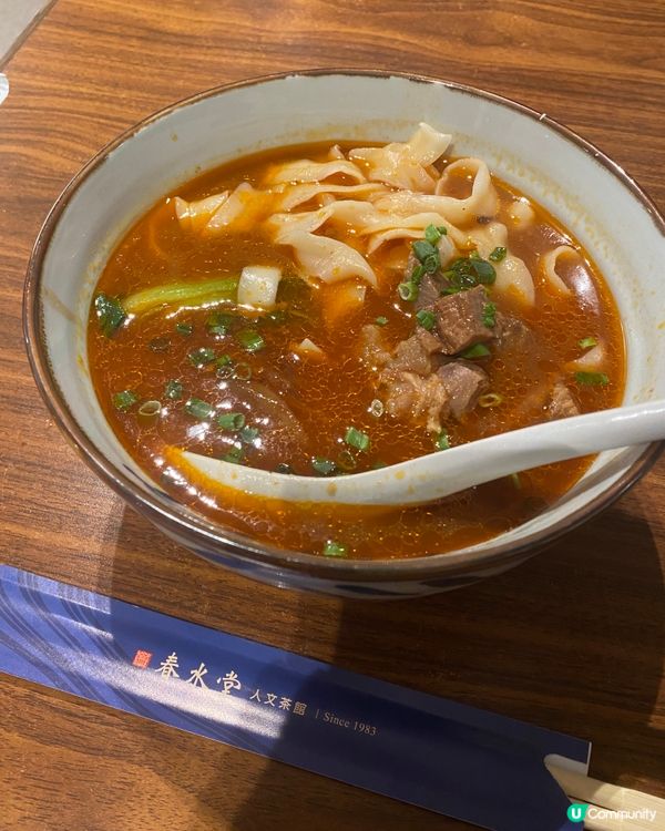 令人失望🍅蕃茄牛筋牛腩刀削麵