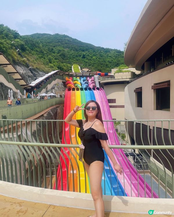 海洋公園水上樂園💦  玩到癲🤪