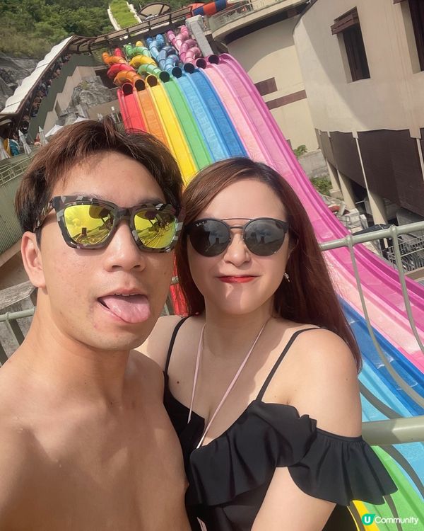 海洋公園水上樂園💦  玩到癲🤪