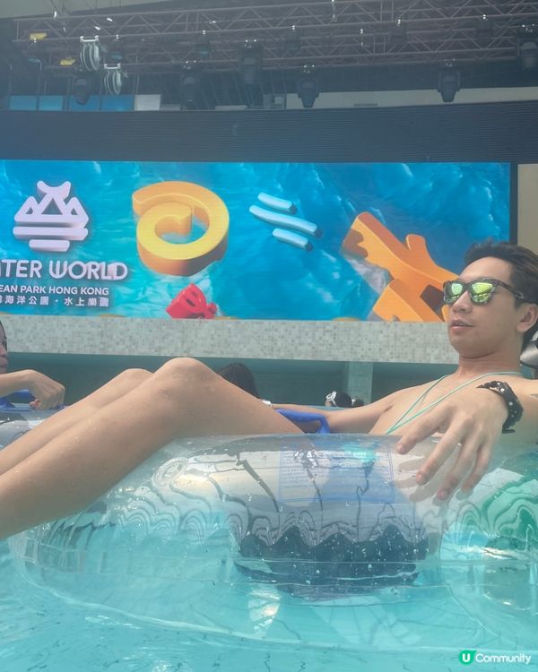 海洋公園水上樂園💦  玩到癲🤪