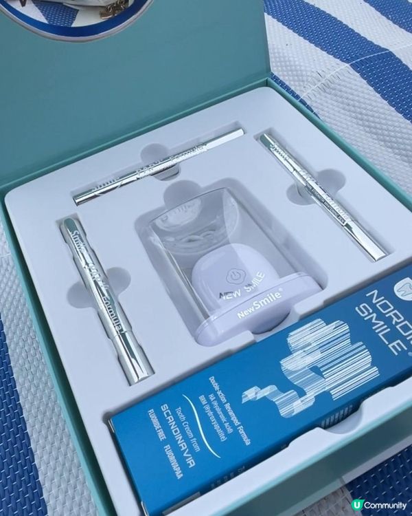 真人實測-New Smile LED 第五代增量版納米護牙美白組