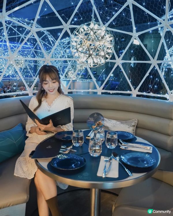 尖沙咀｜浪漫感滿分的藍色星空主題餐廳😍💙