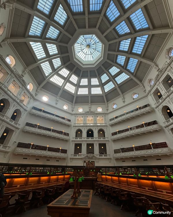 澳洲墨爾本打卡位：維多利亞洲立圖書館