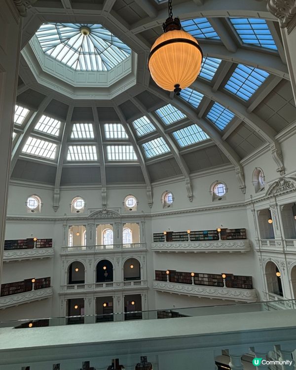 澳洲墨爾本打卡位：維多利亞洲立圖書館