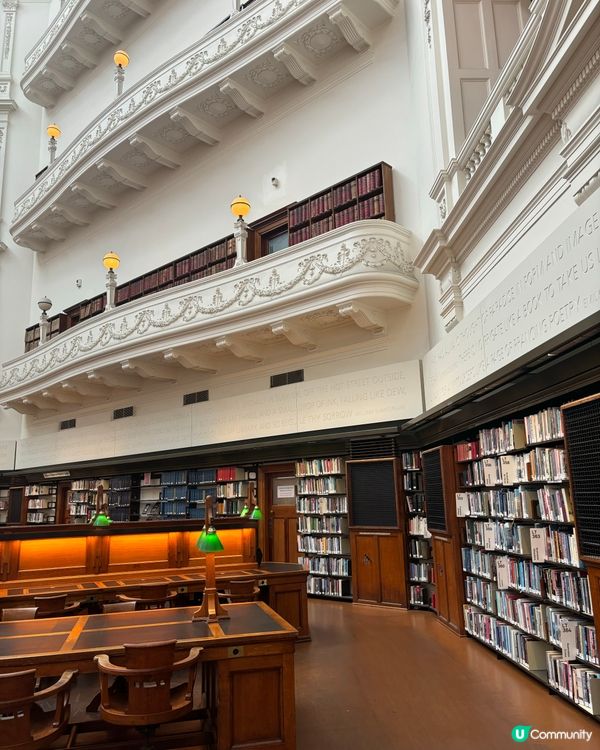 澳洲墨爾本打卡位：維多利亞洲立圖書館