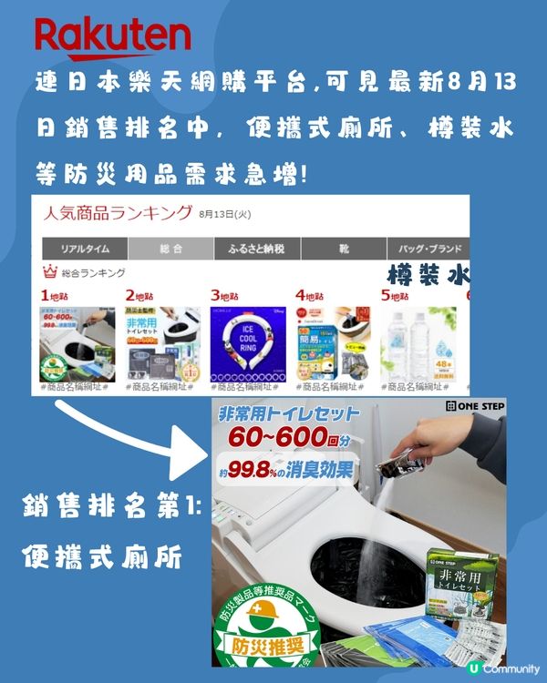 🇯🇵日本巨大地震注意警報引搶購潮‼️即睇最新情況➡️