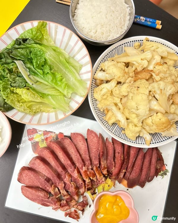 今晚食乜餸 😍 煎咸牛脷 