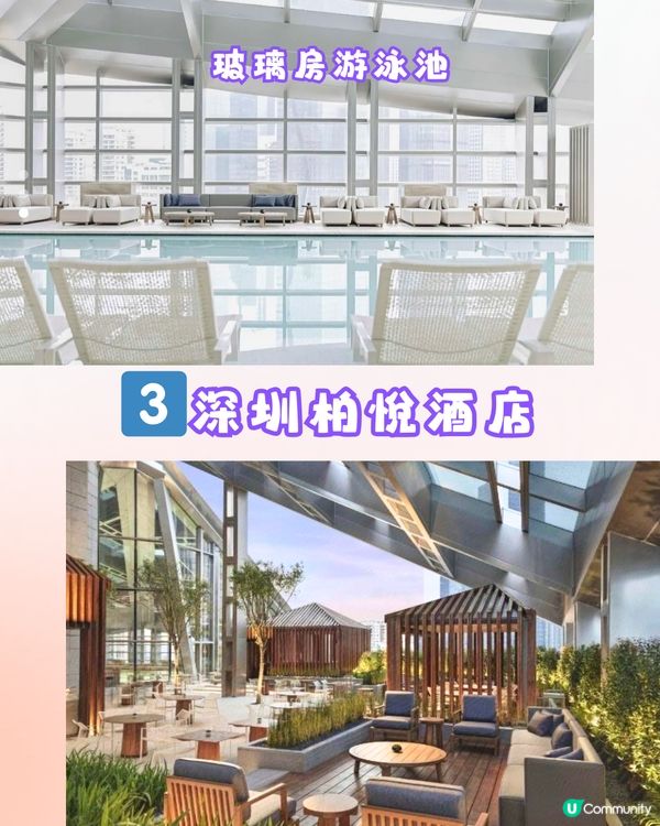 深圳6大打卡酒店🏢南洋風裝潢/玻璃房游泳池🌊附地址+交通教學🚇