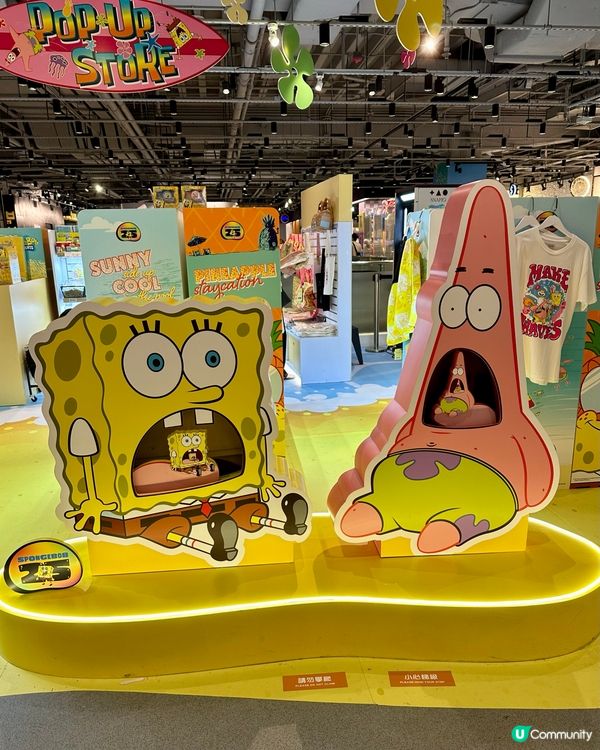 海綿寶寶pop up store 