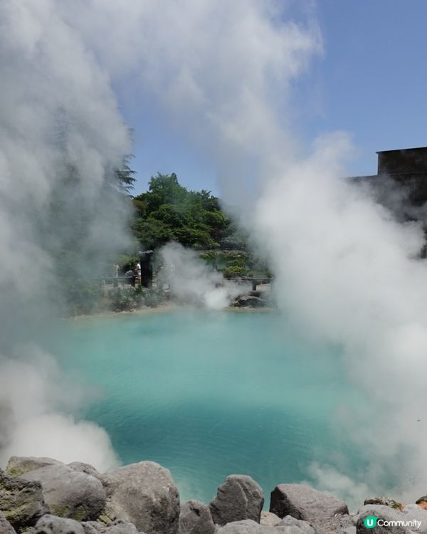 別府地獄奇景！海地獄藍得似冰🧊