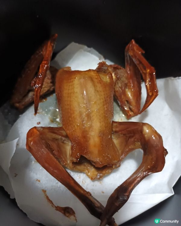 龍華酒店紅燒乳鴿，氣炸鍋乳鴿，好味道。