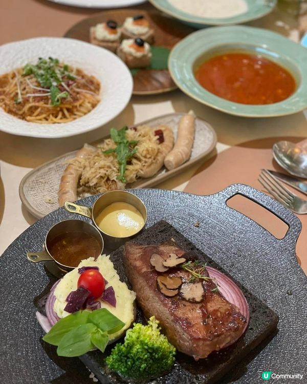 其實返深圳食西餐都幾正,呢間係kkoneLares樂瑞西熱岩...