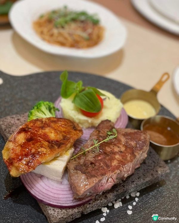 其實返深圳食西餐都幾正,呢間係kkoneLares樂瑞西熱岩...