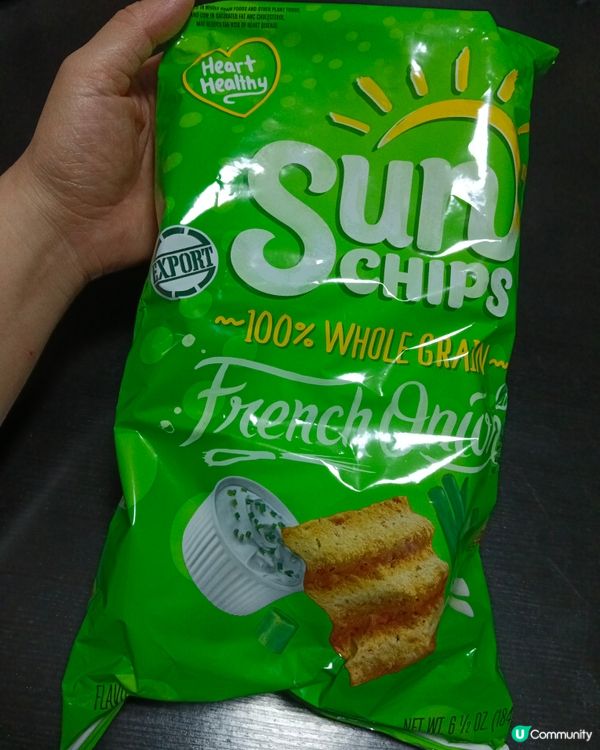 Sour cream & onion味Sun Chips