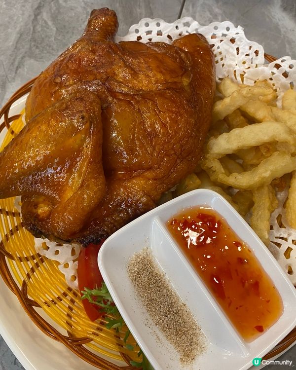 😋灣仔必食薔紅脆皮燒春雞🐔